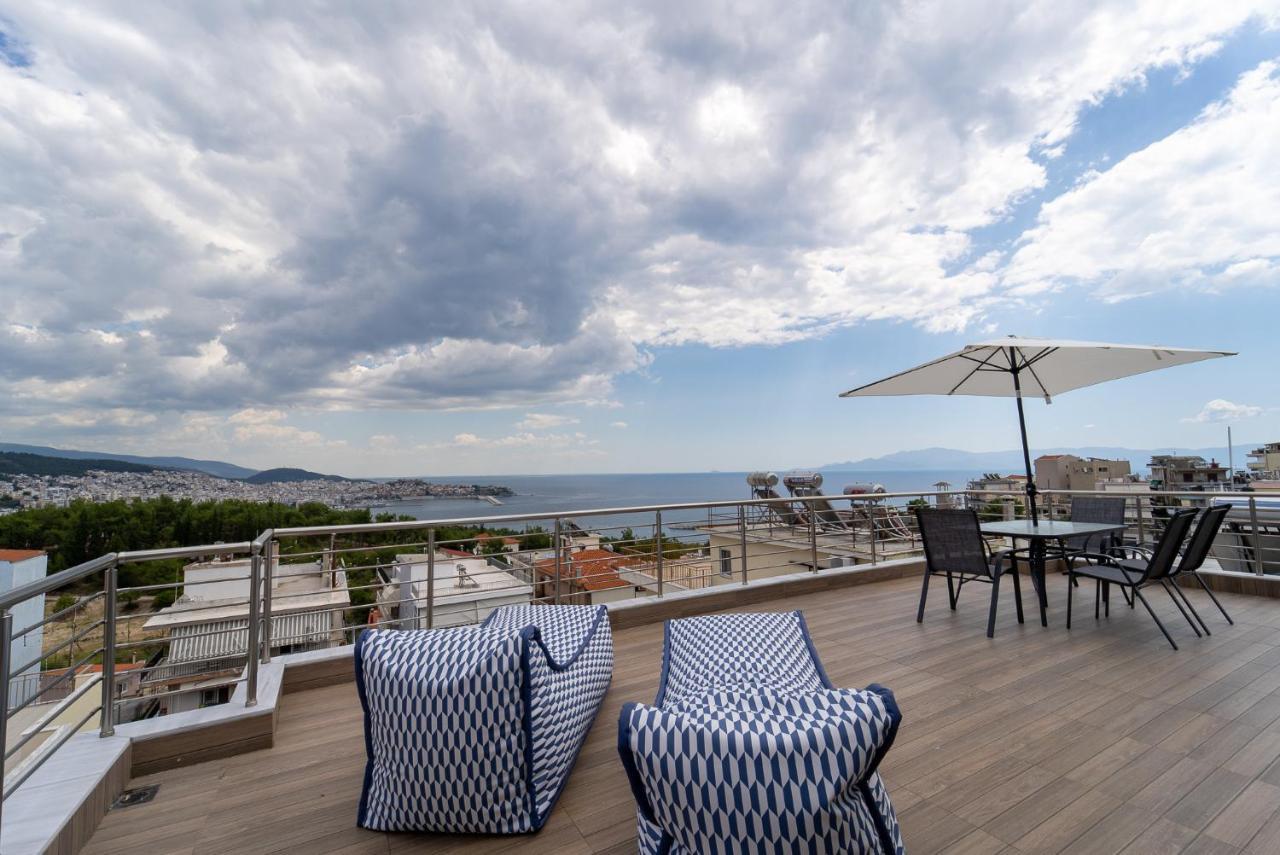 Seametry Premium Residencies Kavala Apartman Kültér fotó